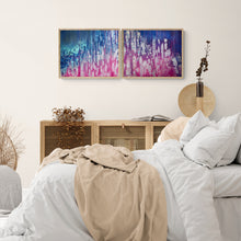 Load image into Gallery viewer, "Life's Cadence" - original diptych painting for scuba divers and water lovers