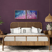 Load image into Gallery viewer, "Life's Cadence" - original diptych painting for scuba divers and water lovers