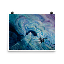 Load image into Gallery viewer, &quot;Ice Tunnel&quot; Art Print for scuba divers