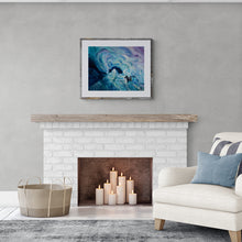 Load image into Gallery viewer, "Ice Tunnel" Art Print for scuba divers