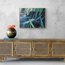 Load image into Gallery viewer, "Exploring the Deck of the Arabia" Original Painting of the Arabia Shipwreck in Lake Huron, Tobermory