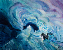 Load image into Gallery viewer, "Ice Tunnel" Art Print for scuba divers