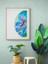Load image into Gallery viewer, Bubble: Octopus Art Print