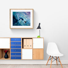 Load image into Gallery viewer, "Ice Tunnel" Art Print for scuba divers