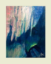 Load image into Gallery viewer, "Gliding Past the Rock Curtain" - one-of-a-kind scuba art