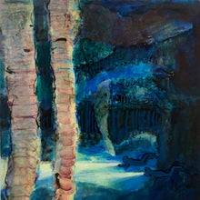 Load image into Gallery viewer, "Together We Went Through It" - original artwork of scuba divers in a cave