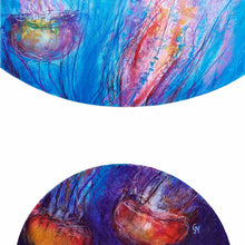 Load image into Gallery viewer, Bubbles: Jellyfish Dance Art Print