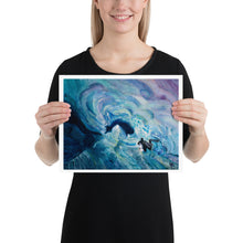 Load image into Gallery viewer, "Ice Tunnel" Art Print for scuba divers