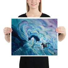 Load image into Gallery viewer, "Ice Tunnel" Art Print for scuba divers