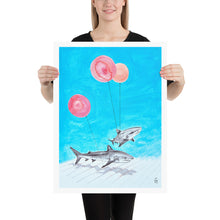 Load image into Gallery viewer, Juvenile Tiger Sharks Out and About Art Print