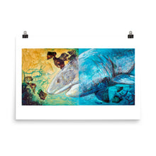 Load image into Gallery viewer, Great White Shark Art Print