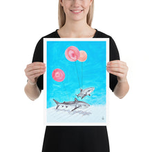 Load image into Gallery viewer, Juvenile Tiger Sharks Out and About Art Print