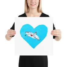 Load image into Gallery viewer, Looking For Love Shark Print