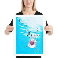 Load image into Gallery viewer, Singing Shark Art Print