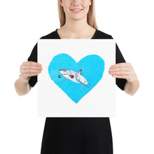 Load image into Gallery viewer, Looking For Love Shark Print