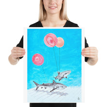Load image into Gallery viewer, Juvenile Tiger Sharks Out and About Art Print