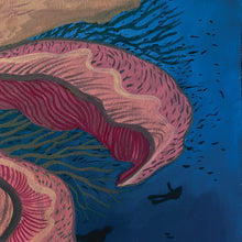 Load image into Gallery viewer, “Coral Currents&quot; Swimming Through a Living Reef Painting