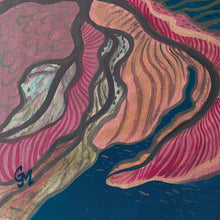 Load image into Gallery viewer, “Coral Currents&quot; Swimming Through a Living Reef Painting