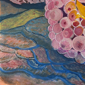 "Sanctuary in the Swell: Clownfish and Anemone on a Living Reef" painting