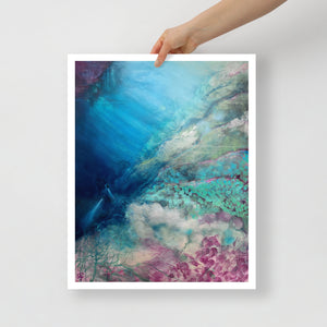 "Let's Take A Look" art print for water lovers