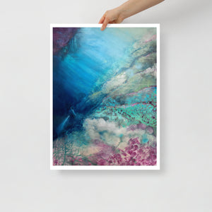 "Let's Take A Look" art print for water lovers