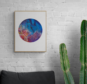 Bubble: Coral Reef Cluster Art Print