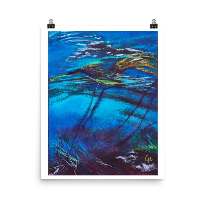 Submerged in the Shallows Art Print