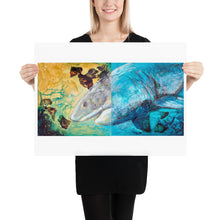 Load image into Gallery viewer, Great White Shark Art Print