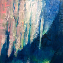 Load image into Gallery viewer, &quot;Gliding Past the Rock Curtain&quot; - one-of-a-kind scuba art