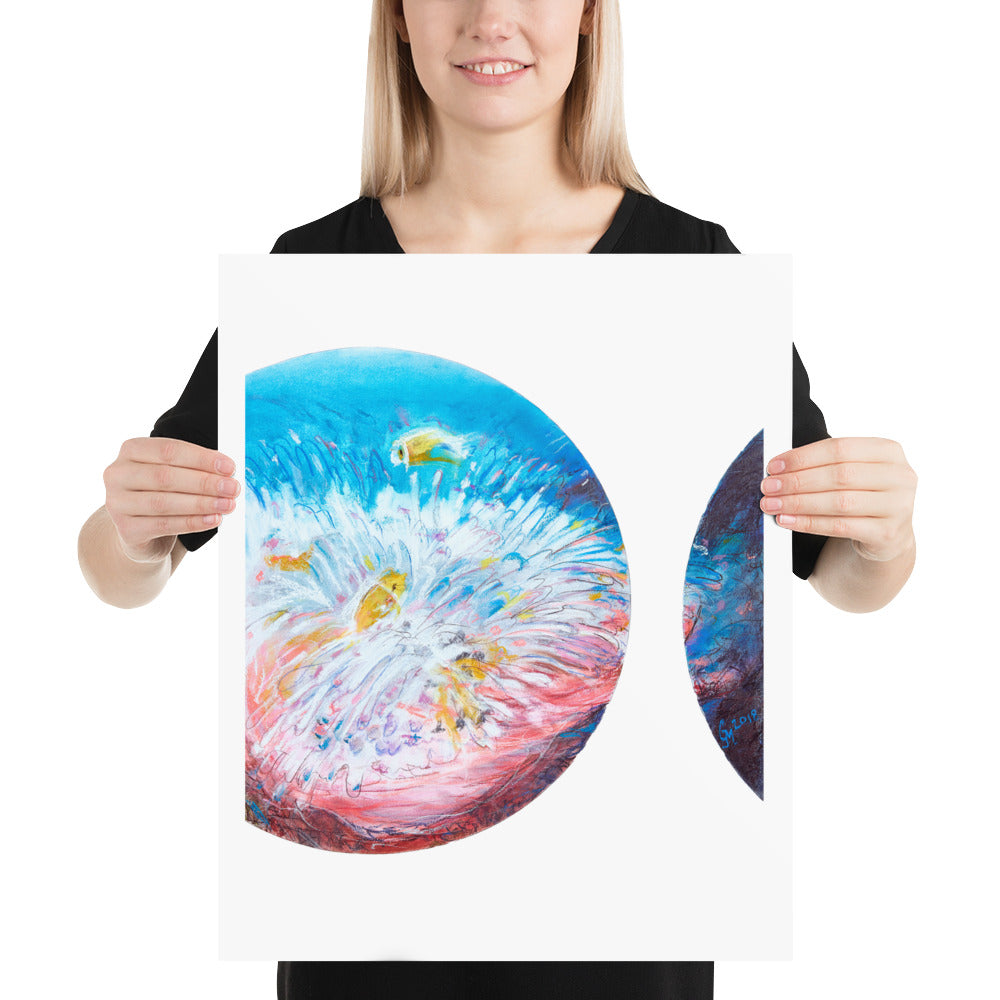 Bubble: Anemone Art Print