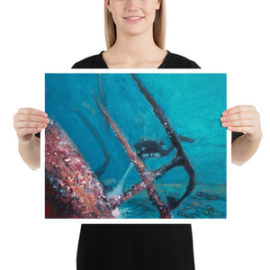 Keystorm shipwreck art print 20 by 16 inches