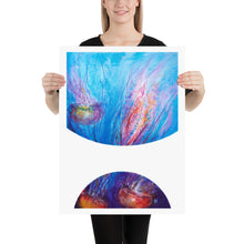 Load image into Gallery viewer, Bubbles: Jellyfish Dance Art Print